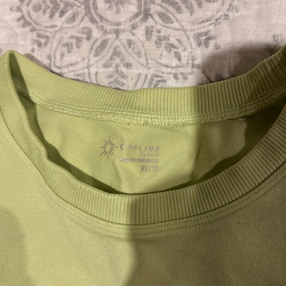 Olive Green Crop Top